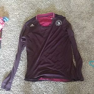 Addidas long sleeve running top size small